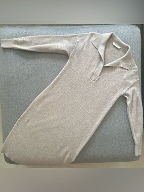 Everlane 100% Cashmere Long Sleeve Midi Dress XS